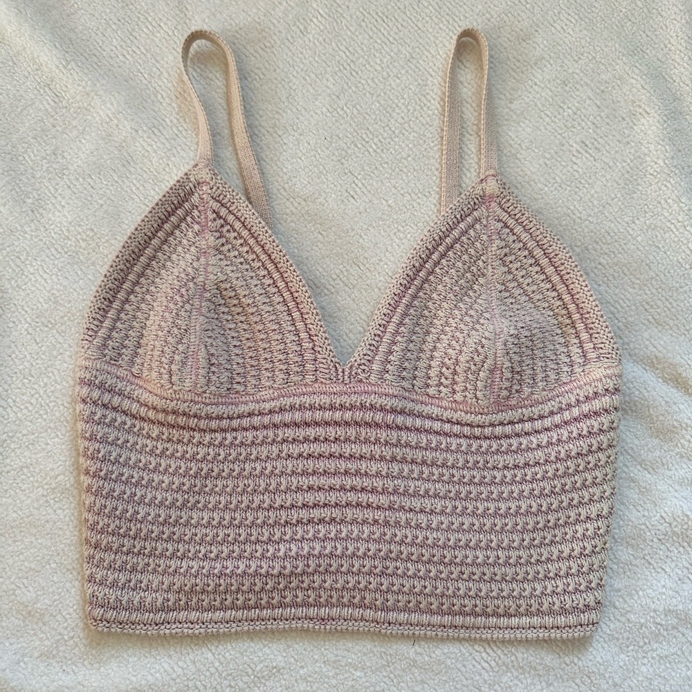 Pacsun crochet tank top